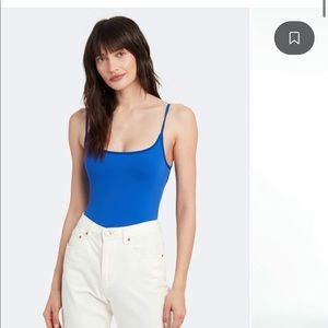 Free people strappy basique bodysuit royal blue sz M